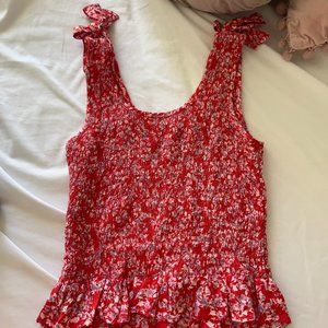 100% Rayon, Floral shirt